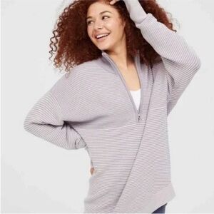 Aerie Lavender Women's ribbed Sweate
